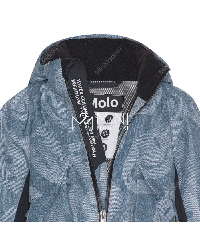 Горнолыжная куртка Alpine Denim Swirley от Molo - 5