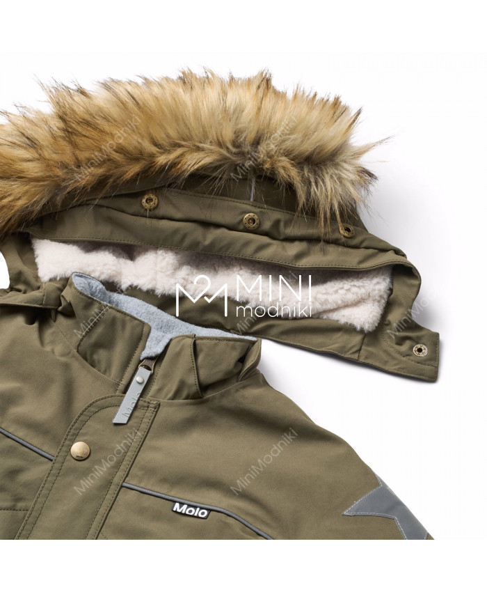 Комбинезон Polaris Fur Bark Green от Molo - 3