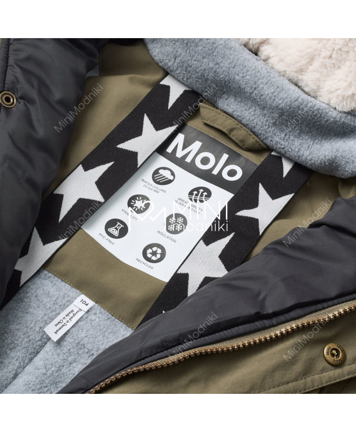 Комбинезон Polaris Fur Bark Green от Molo - 4