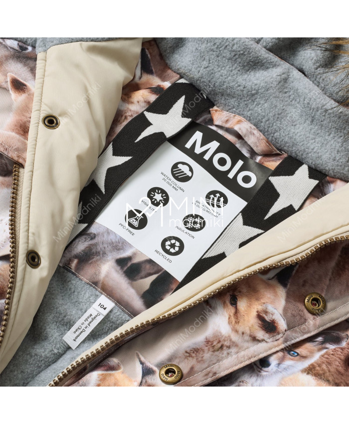 Комбинезон Polaris Fur Playing Foxes от Molo - 5