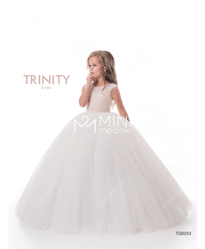 Платье пышное жемчуг от TRINITY bride - 1