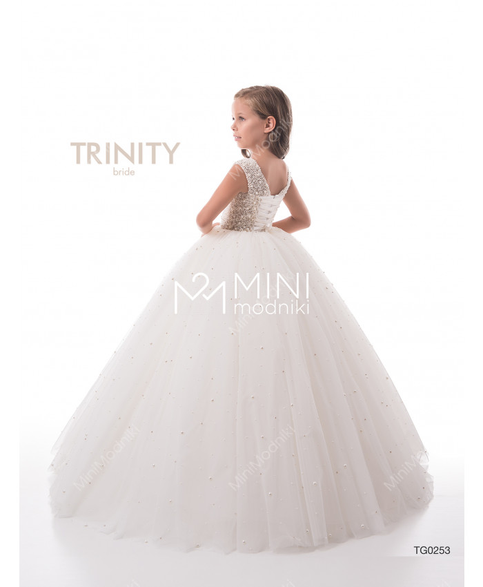 Платье пышное жемчуг от TRINITY bride - 3