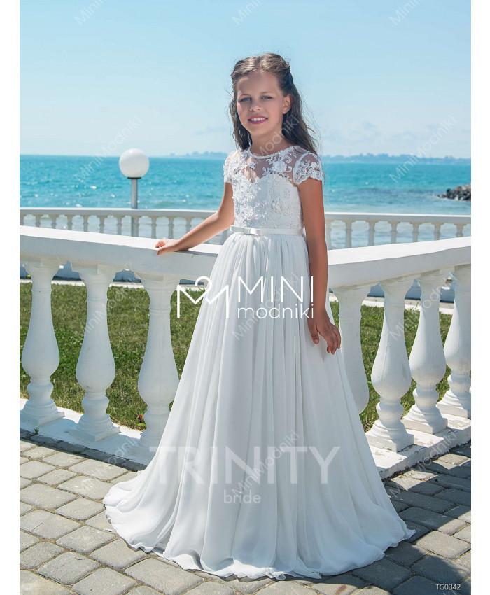 Платье Цветочный шифон от TRINITY bride - 1