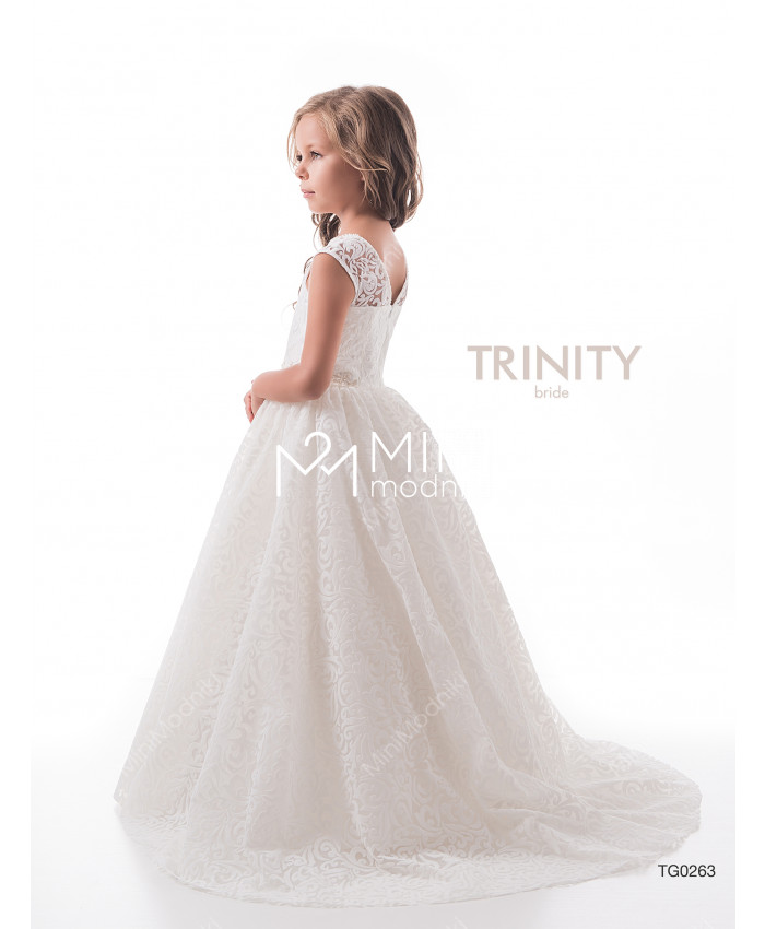 Платье бархат со шлейфом от TRINITY bride - 3