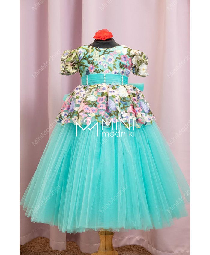 Платье пышное с цветочной баской от Veronicaiko - 3