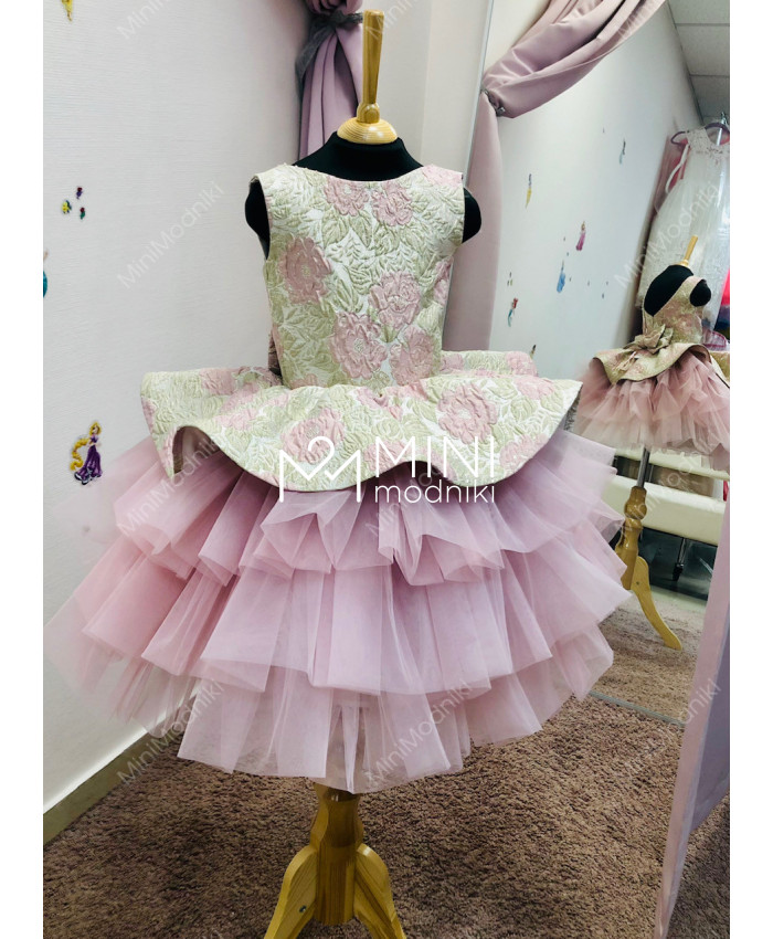Платье короткое Розовые цветы от Veronicaiko - 1
