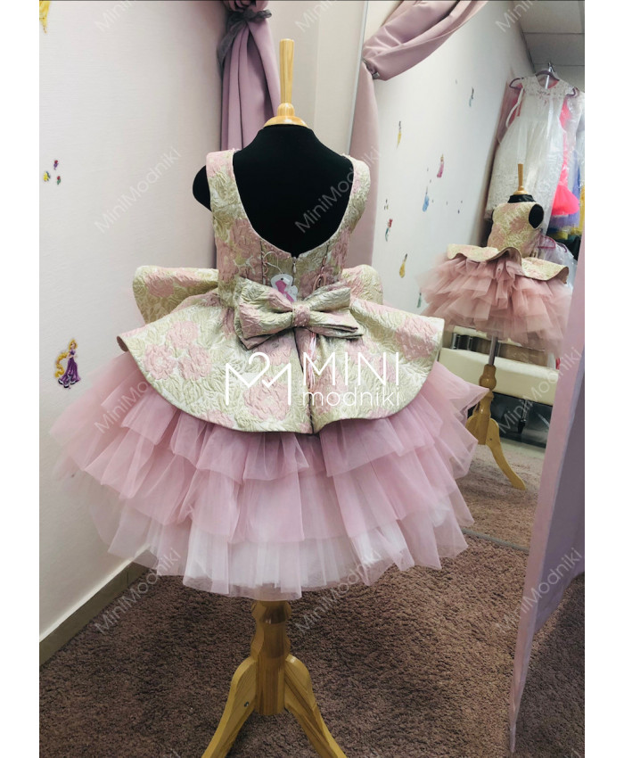 Платье короткое Розовые цветы от Veronicaiko - 3
